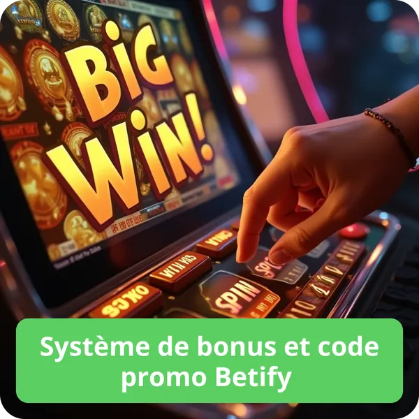 Système de bonus et code promo Betify