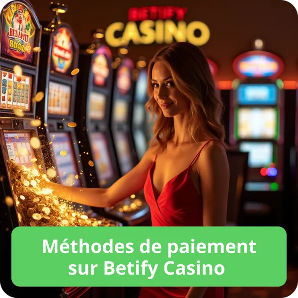 Méthodes de paiement sur Betify Casino